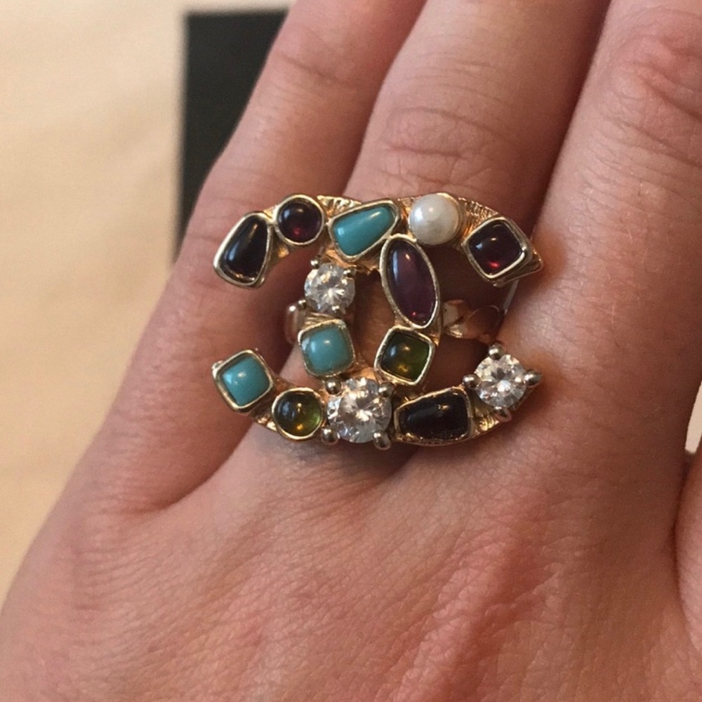 Authentic CHANEL diamond ring
